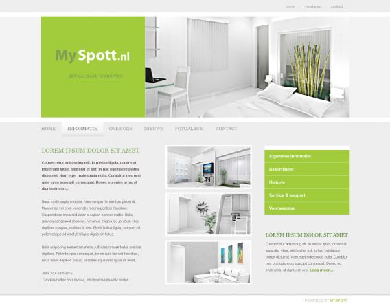 Als u huishoudelijk design verkoopt of interieuradvies geeft, moet uw website ook een perfect design hebben!