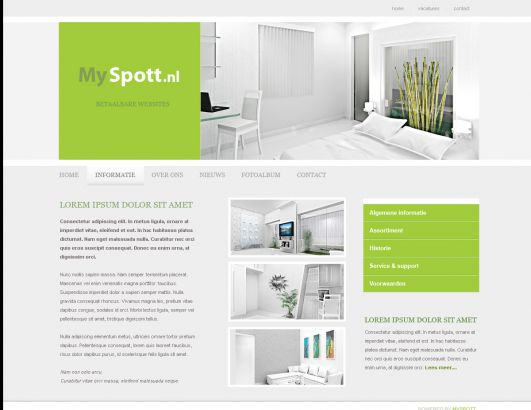 Als u huishoudelijk design verkoopt of interieuradvies geeft, moet uw website ook een perfect design hebben!