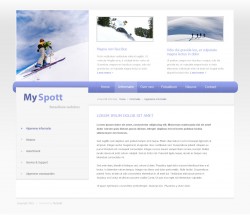 Wintersport ontwerp